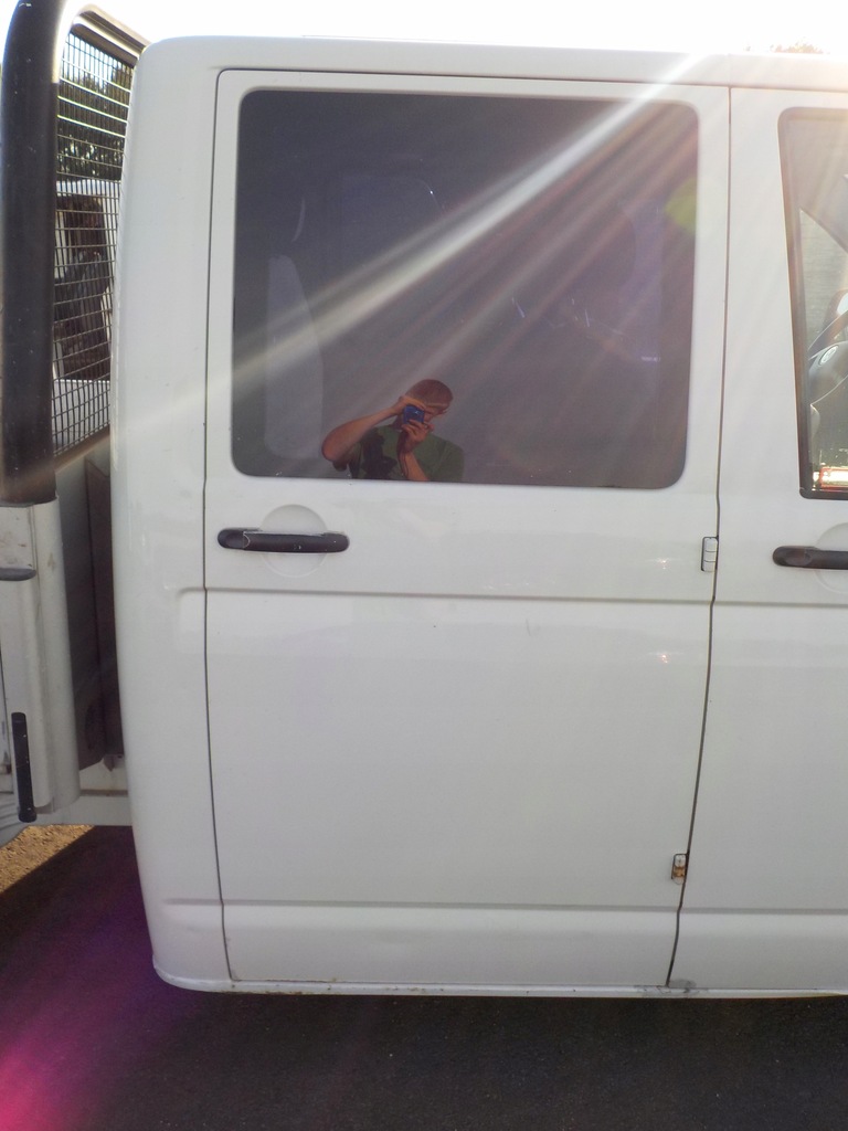 Vw T5 DOKA drzwi tył prawe kompletne białe *