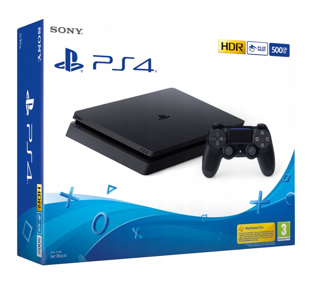 KONSOLA SONY PLAYSTATION 4 SLIM PS4 500GB CUH2216A - 7688548572 ...