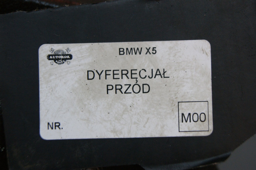 BMW X5 E53 LIFT 03 06 MOST DYFER DYFERENCJAŁ PRZÓD