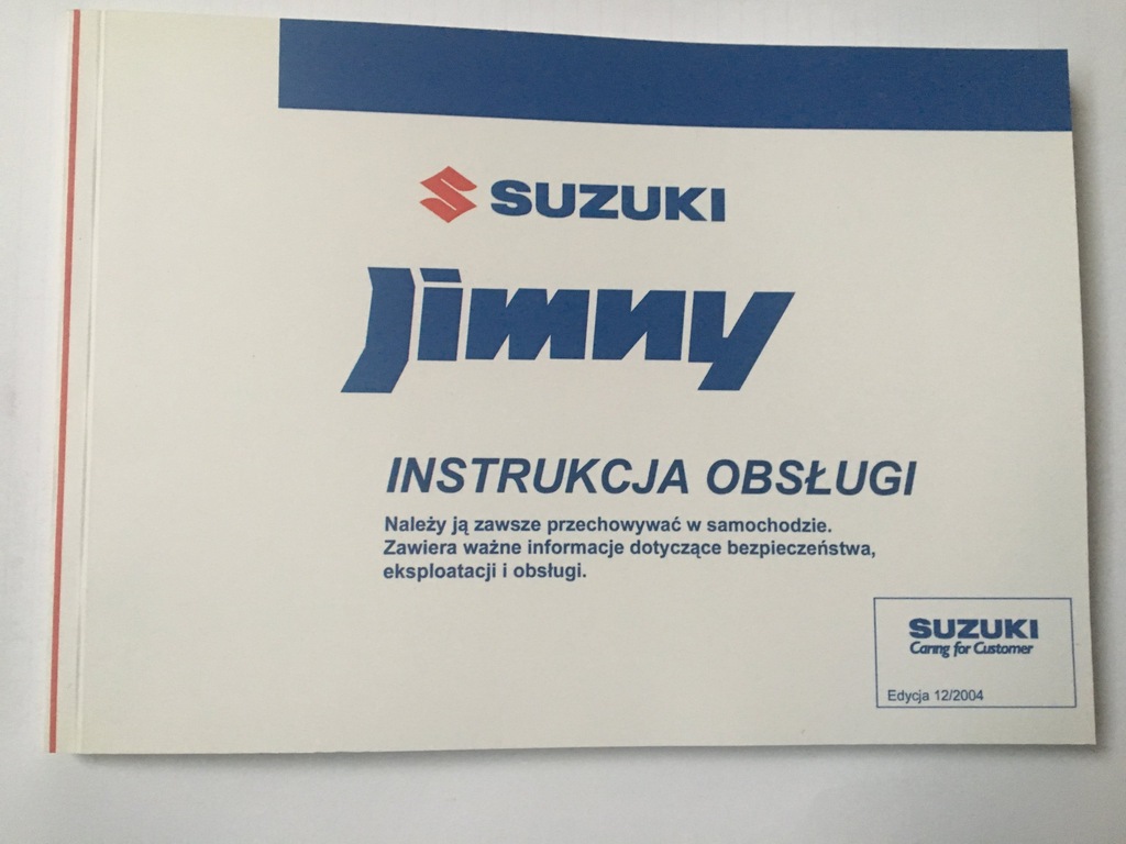 Suzuki Jimny polska instrukcja obsługi obsługa