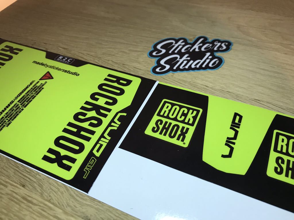 Rock Shox VIVID air naklejki Stickers Studio