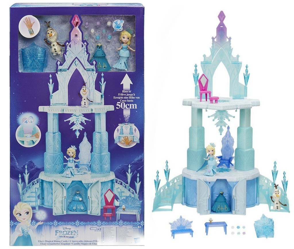 FROZEN KRAINA LODU MAGICZNY ZAMEK ELSY 50CM DŹWIĘK