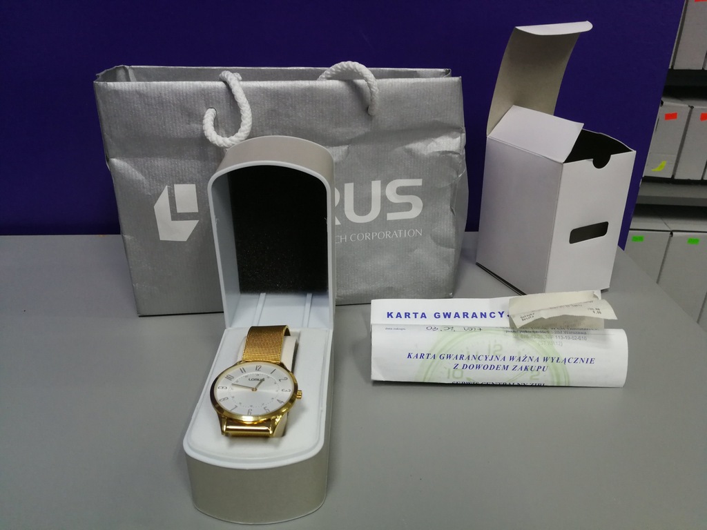 ZEGAREK LORUS VX50-X282 KOMPLET !!! 24185 T