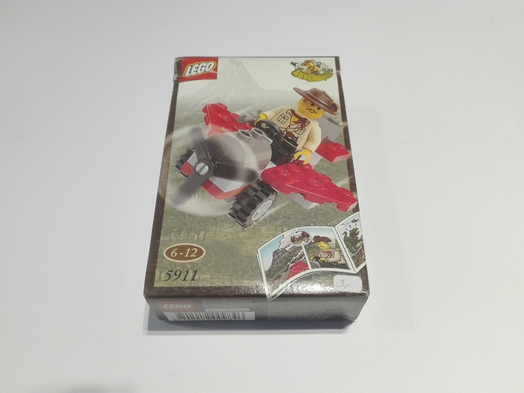 Lego 5911 Adventurers Johnny Thunder's Plane NOWY2