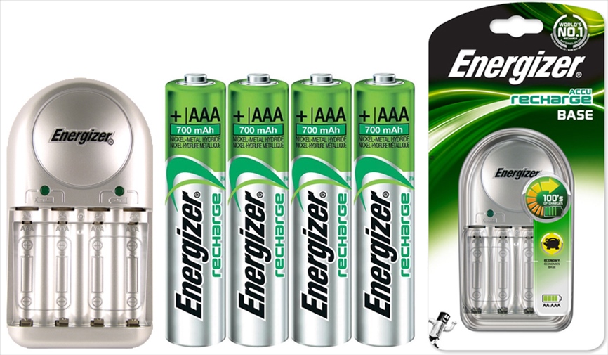 ŁADOWARKA ENERGIZER BASE 4 AKUMULATORKI 700mAh