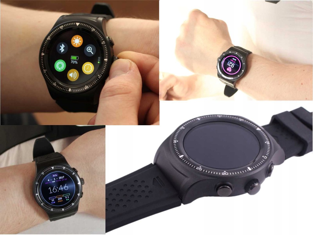 Smartwatch zegarek do SAMSUNG Galaxy S3 S4 S5 7637164439 oficjalne