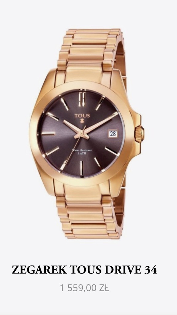 Damski zegarek Tous Drive 34