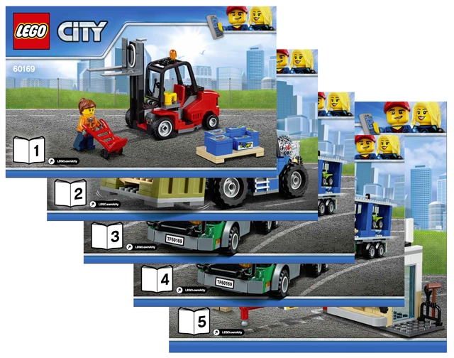 LEGO 60169 instrukcja i naklejki z zestawu klocków