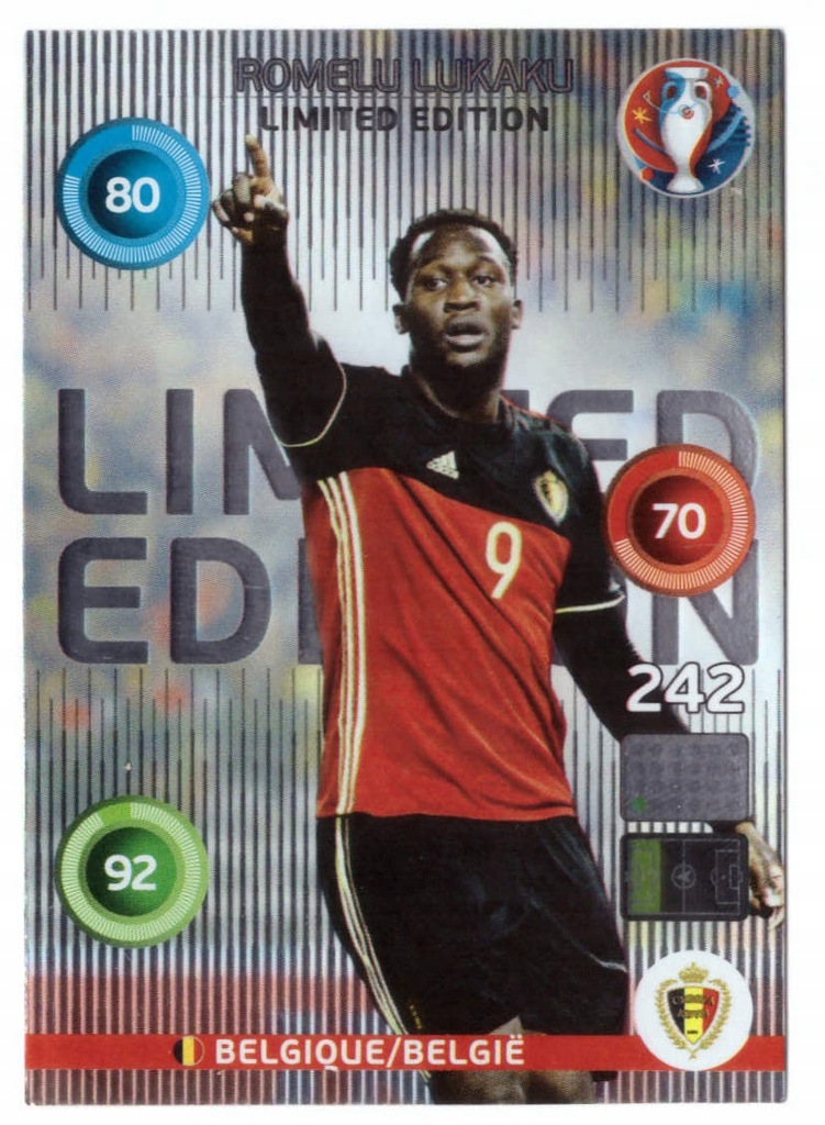 2016 PANINI EURO FRANCE LIMITED EDITION - Lukaku