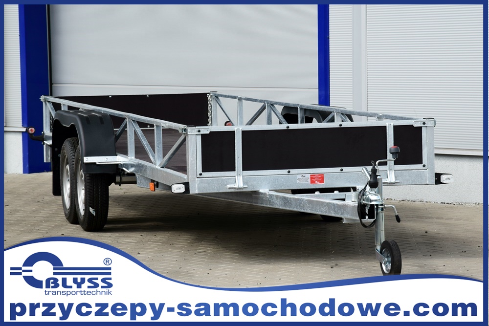 PRZYCZEPA DŁUŻYCA 2 OSIE DO RUR 608x125