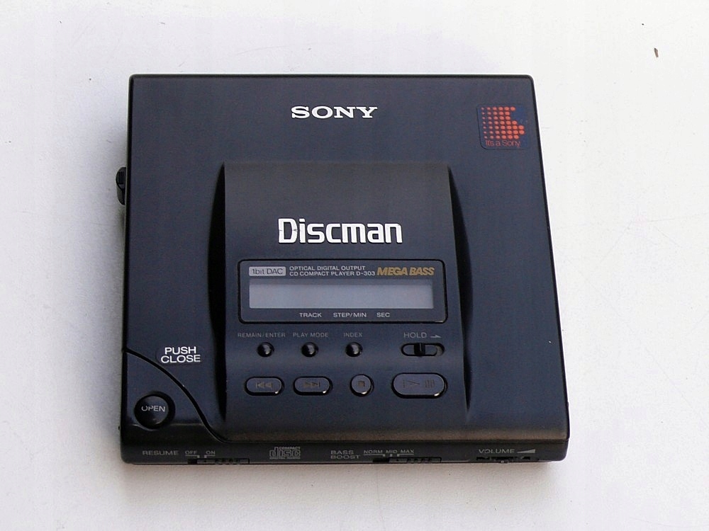 Discman Sony D-303 unikat w kraju wyjscie optyczne