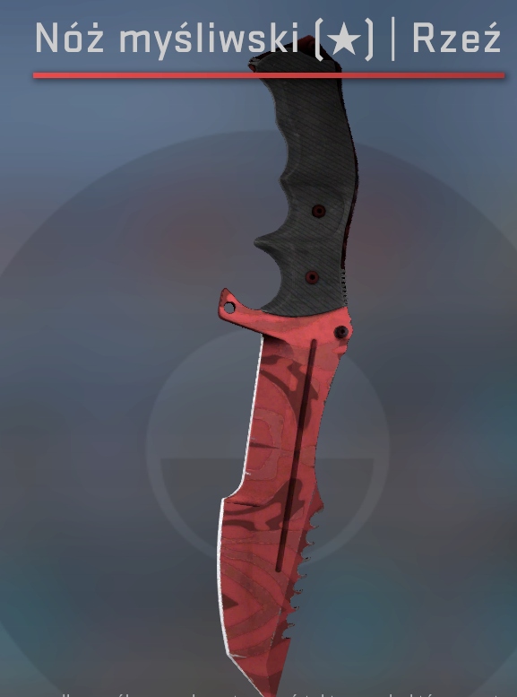 NÓŻ MYŚLIWSKI RZEŹ Slaughter KNIFE HUNTSMAN CS GO