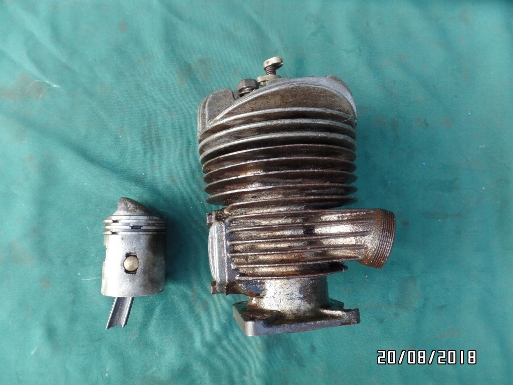 DKW BLOCK 200-0 1931 CYLINDER TŁOK GŁOWICA ODPRĘŻN