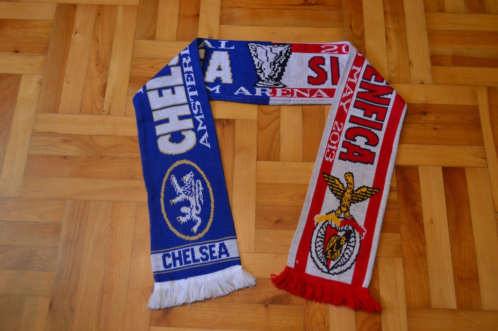 Szal szalik Chelsea Benfica FINAŁ LIGA EUROPY 2013