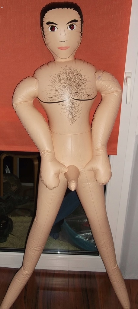 Używana dmuchana lala facet mężczyzna z penisem