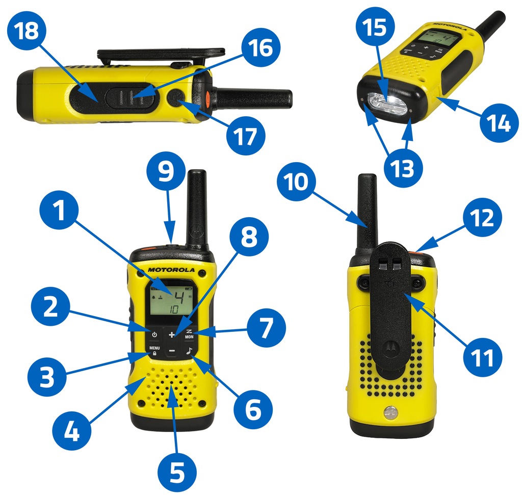 MOTOROLA TLKR T92 H2O WODOODPORNE WALKIE TALKIE - 6892346110 ...