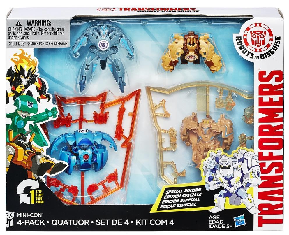 TRANSFORMERS Robots in Disguise MINI-CON 4-Pack