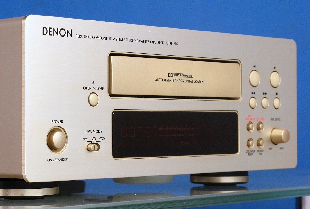 DENON カセットデッキUDR-F07 Yahoo!オークション - 音出し動作品【DENONカセットデッキUDR