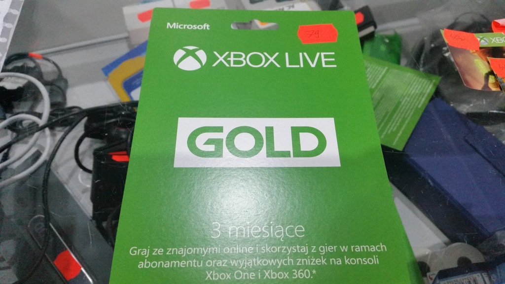 Xbox Live Gold 3 Miesiące Kraków Zdrapka 