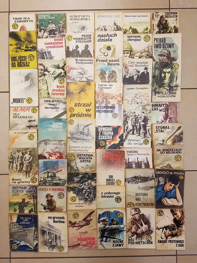 Tygrysy Seria Żółtego Tygrysa 50 sztuk 1982-1984