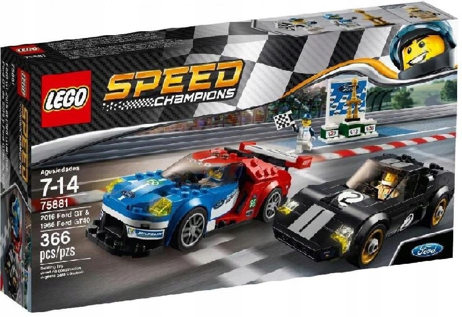 Klocki Speed Champions Ford GT 2016 i Ford GT40