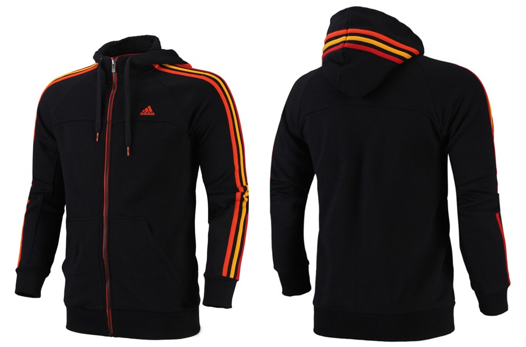480 BLUZA ADIDAS MĘSKA CZARNA Z KAPTUREM S