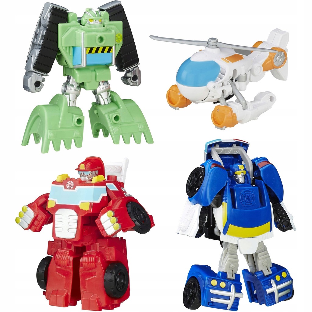 TRANSFORMERS RESCUE BOTS 4 SZT ORGINALNE ROBOTY 7554714208