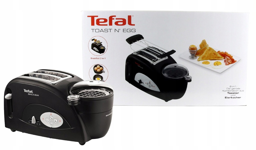 TEFAL TOSTER Z KUCHENKĄ DO JAJEK TOAST N' EGG