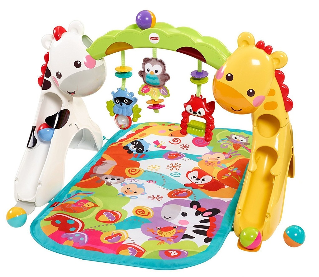 FISHER PRICE MATA ŻYRAFA I ZEBRA CCB70 piłeczki
