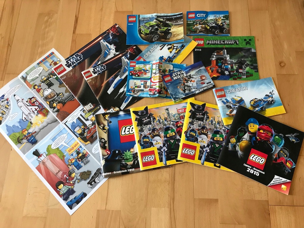 INSTRUKCJE BUDOWANIA LEGO STAR WARS CITY KATALOGI