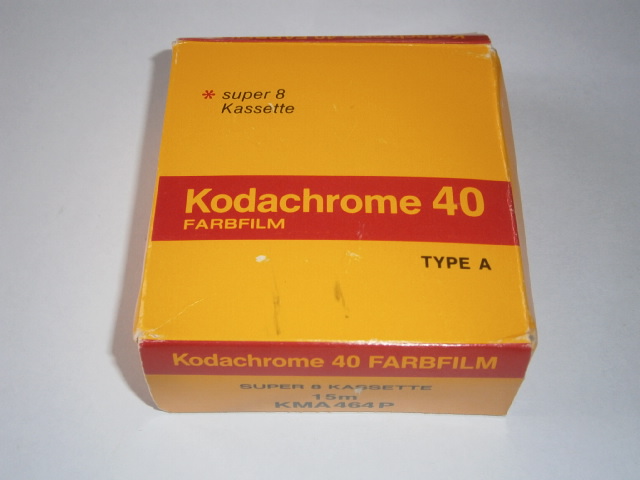 KODAK KODACHROME 40 TYPE A - KASETA KAMERA LATA 80