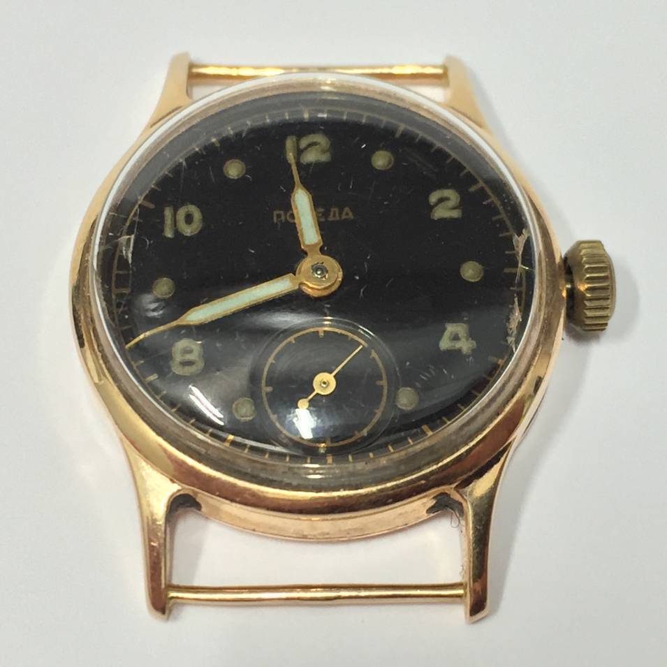 Zegarek mechaniczny POBIEDA 14K 24.5g ZŁOTY OKAZJA