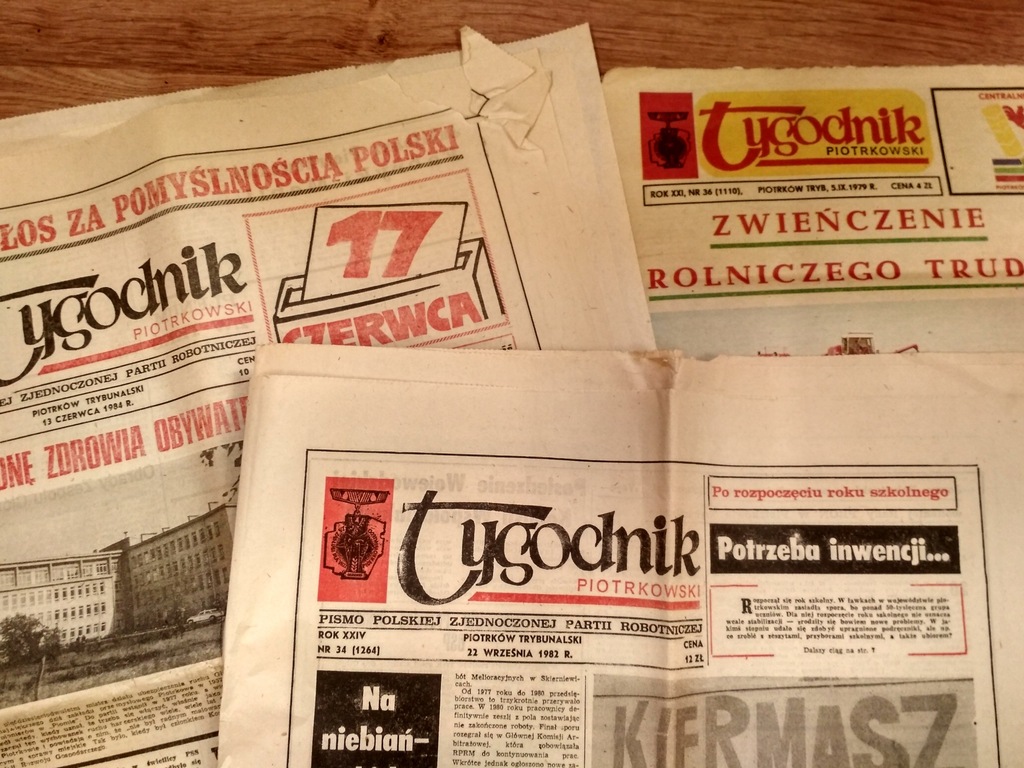 stara gazeta prl Piotrków Tygodnik Piotkowski