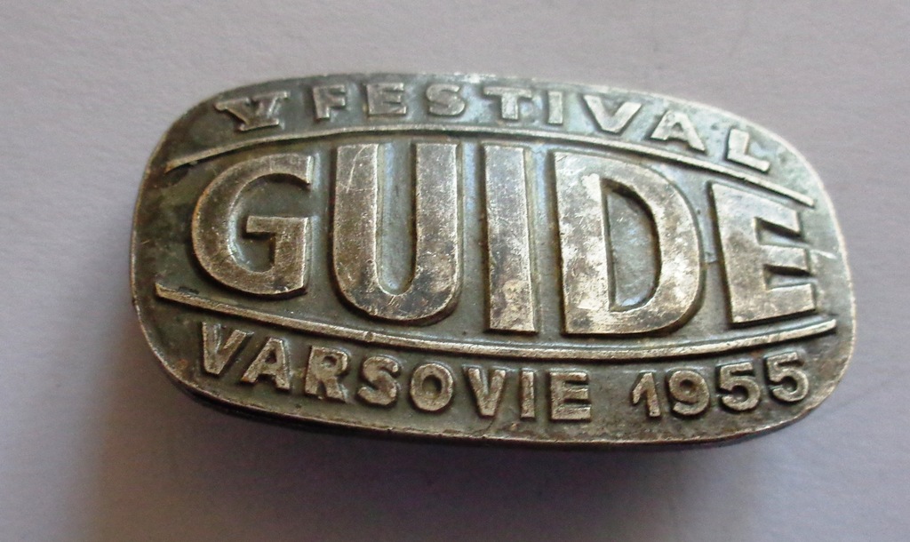 V FESTIVAL GUIDE VARSOVIE 1955