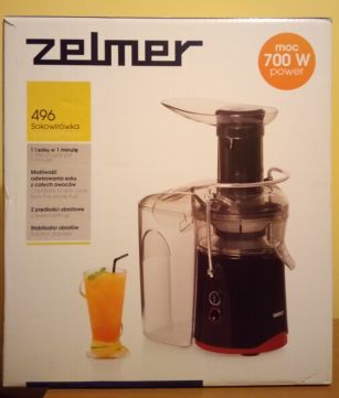 Sokowirówka Zelmer 496 ZJE1700BRU czarna PL Łódź