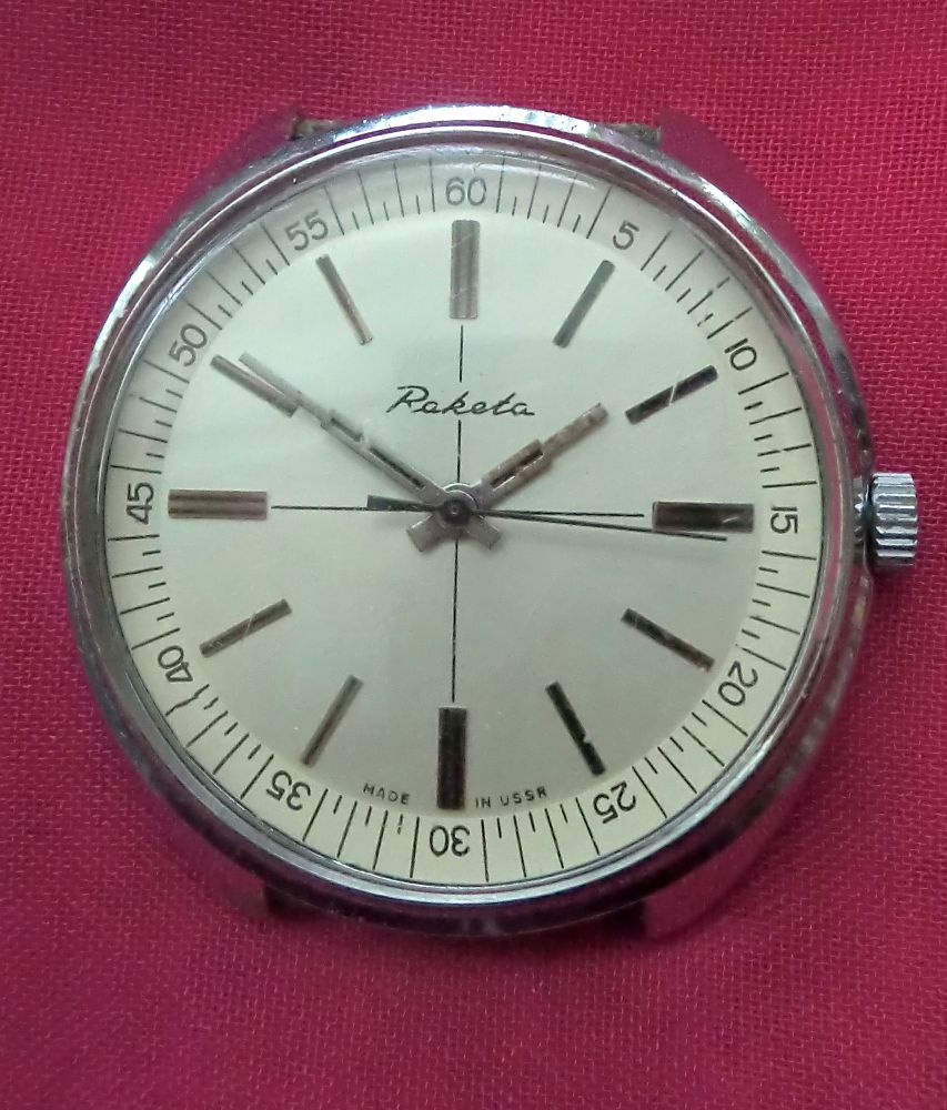 Stary zegarek Rakieta, sprawny, USSR