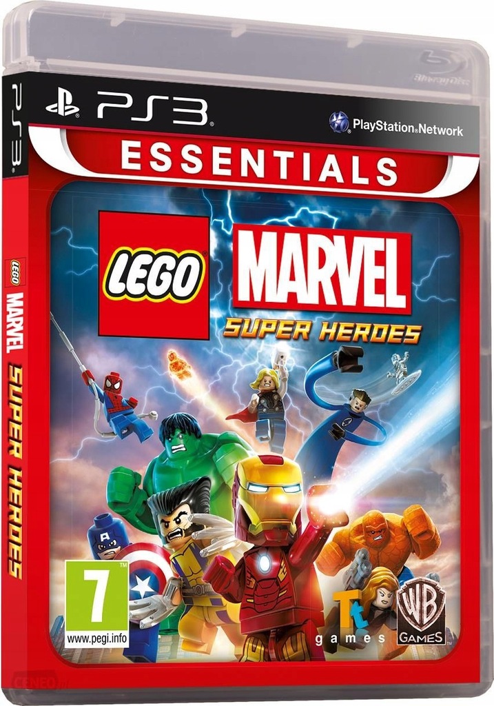 LEGO MARVEL SUPER HEROES PS3 NOWA PO POLSKU - 7476824393 ...