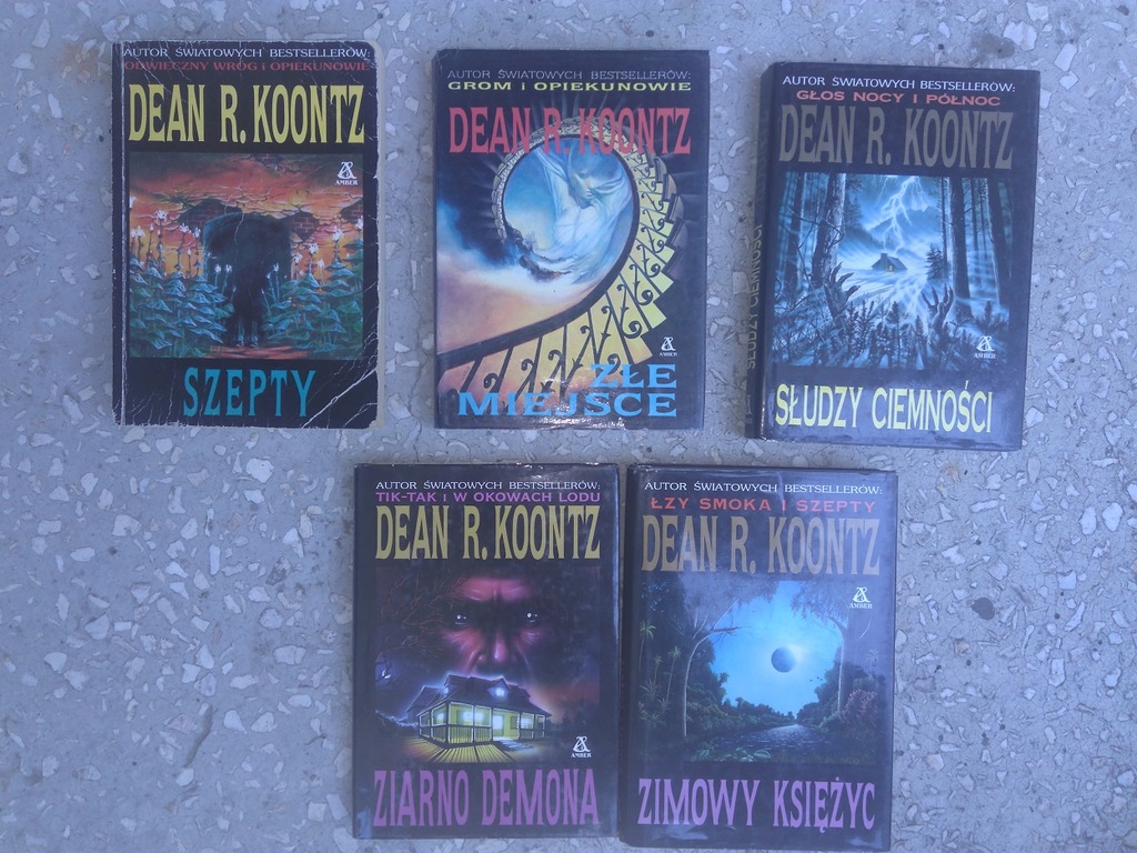 Dean Koontz - CZARNA SERIA - 5 książek za 3 dychy