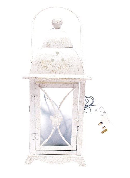 6400-20 . w#w LAMPION Z LAMPKAMI VINTAGE 32CM