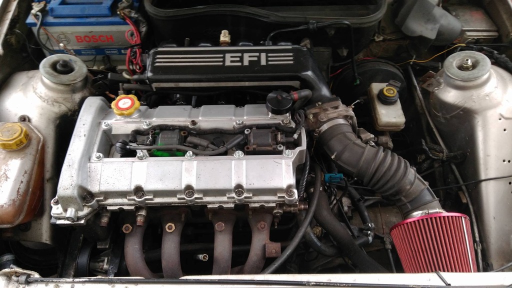 Kompletny swap ford escort mk 4 2.0 rs 2000 silnik