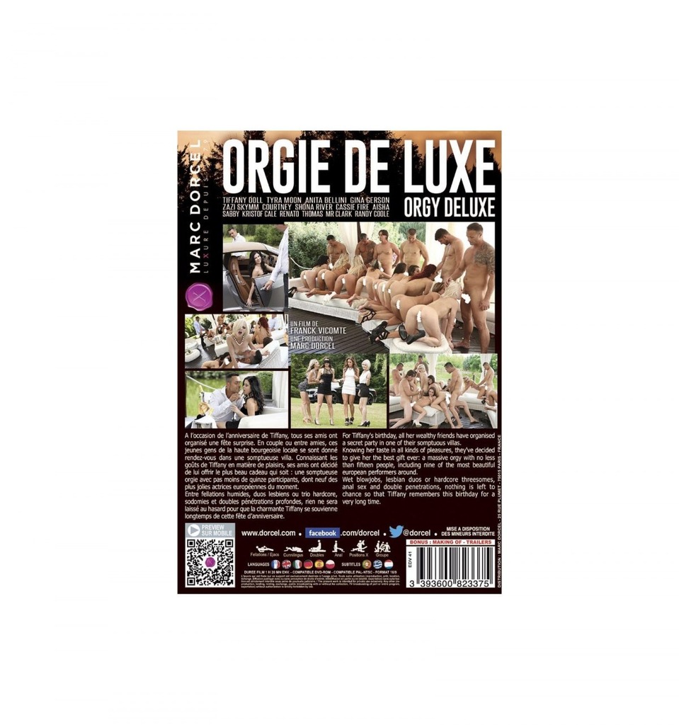 DVD Dorcel - Orgy Deluxe - 7327721032 - oficjalne archiwum Allegro