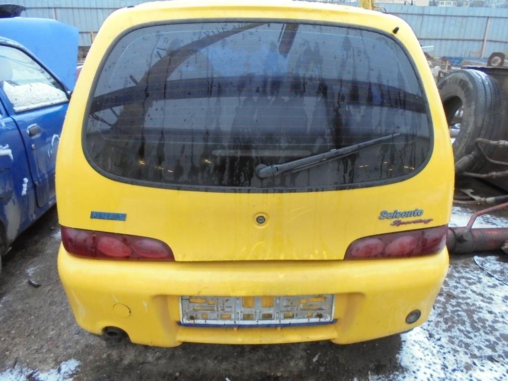 FIAT SEICENTO SPORTING KLAPA TYLNA TYŁ