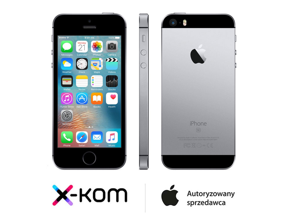 Smartfon APPLE iPhone SE 32GB LTE iOS Space gray