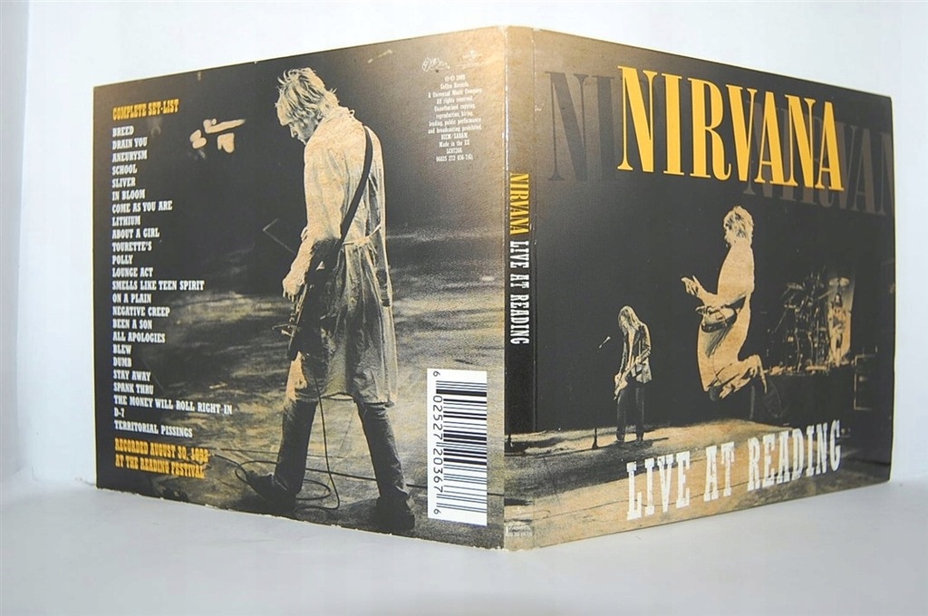 NIRVANA - Live At Reading (DIGIPAK/CD-ALBUM)