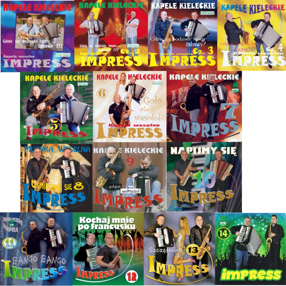 IMPRESS 1-14 Kapele Kieleckie 14CD