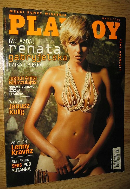 PLAYBOY- nr.11(120) 2002 r Renata Gabryjelska NAGO