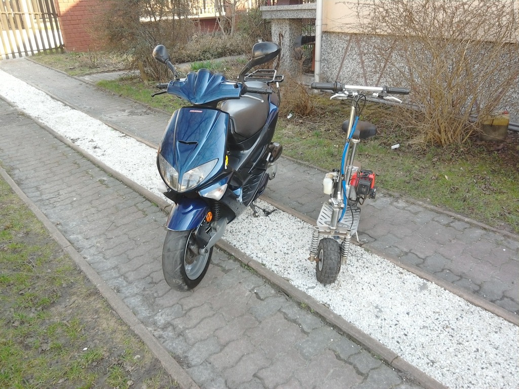 Peugeot speedfight 100 + Hulajnoga spalinowa
