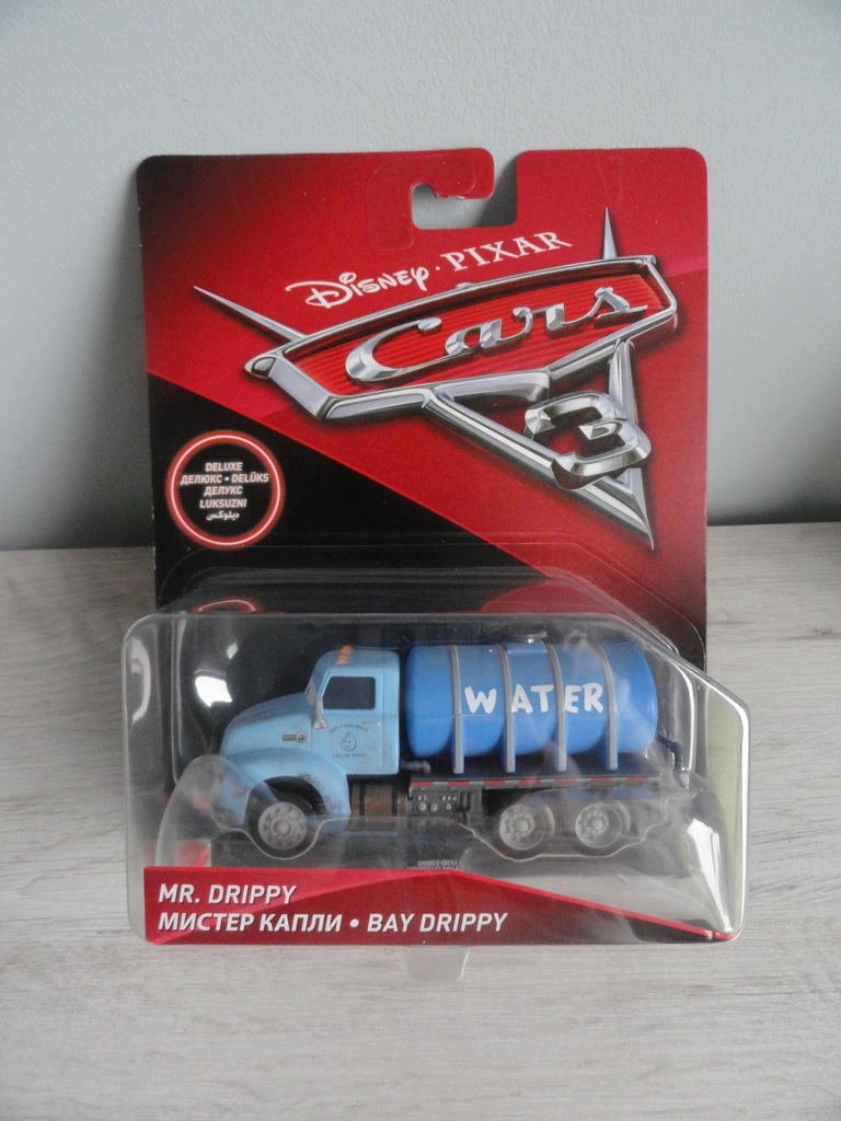 CARS 3 Auta MR.DRIPPY Deluxe Mattel Tanio 6988121950 oficjalne archiwum Allegro
