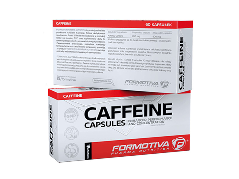 FORMOTIVA CAFFEINE CAPSULES 60kap KOFEINA ENERGIA