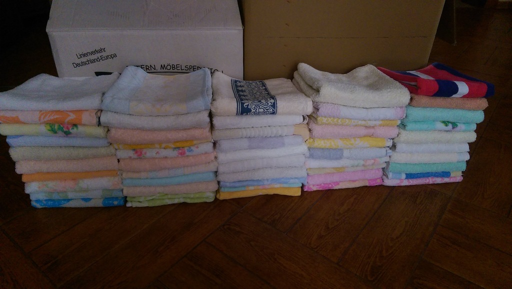 Ręczniki używane frotte  różne wielkości